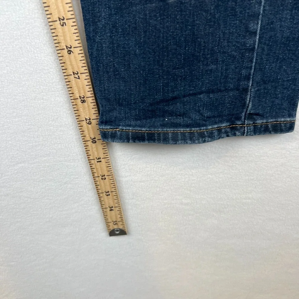 Levis 505 Jeans‎ Mens 34x30 Regular Fit Dark Wash Denim Pants Classic